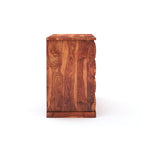 Solid Sheesham Wood Chest of Drawers with 6 Drawer Storage for Living Room Home Wooden Sideboard Cabinet Storage Organizer Unit for Bedroom