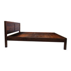 Solid Sheesham Wood Queen Solid Sheesham Wood King Size Bed Without Storage Wooden Double Bed Cot Furniture for Bedroom Living Room Home and HotelSize Bed Without Storage for Bedroom Furniture Wooden Double Bed Cot Palang for Living Room Home and Hotels