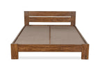 Solid Sheesham Wood Queen Size Double Bed Without Storage Wooden Double Bed Cot Furniture Solid Wood Palang for Bedroom Living Room