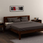 Solid Sheesham Wood Queen Solid Sheesham Wood King Size Bed Without Storage Wooden Double Bed Cot Furniture for Bedroom Living Room Home and HotelSize Bed Without Storage for Bedroom Furniture Wooden Double Bed Cot Palang for Living Room Home and Hotels