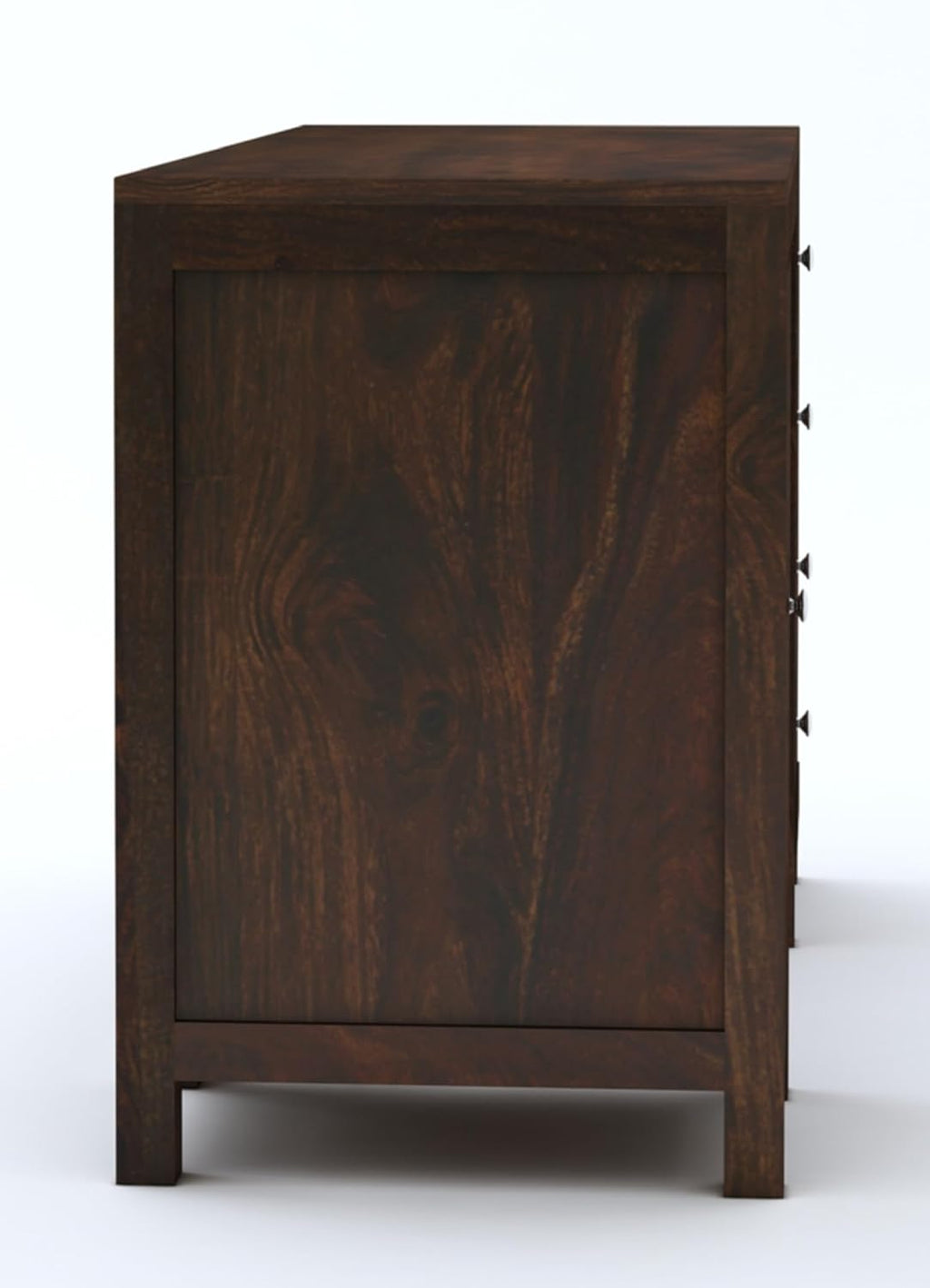 Solid Sheesham Wood Study Table with 4 Drawer and 1 Door Storage for Living Room | Wooden Computer Desktop Laptop Desk Furniture for Students Work Office Table for Home