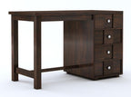 Solid Sheesham Wood Study Table with 4 Drawer Storage for Living Room | Wooden Computer Desktop Laptop, Desk Furniture for Students Workstation Office Table for Home