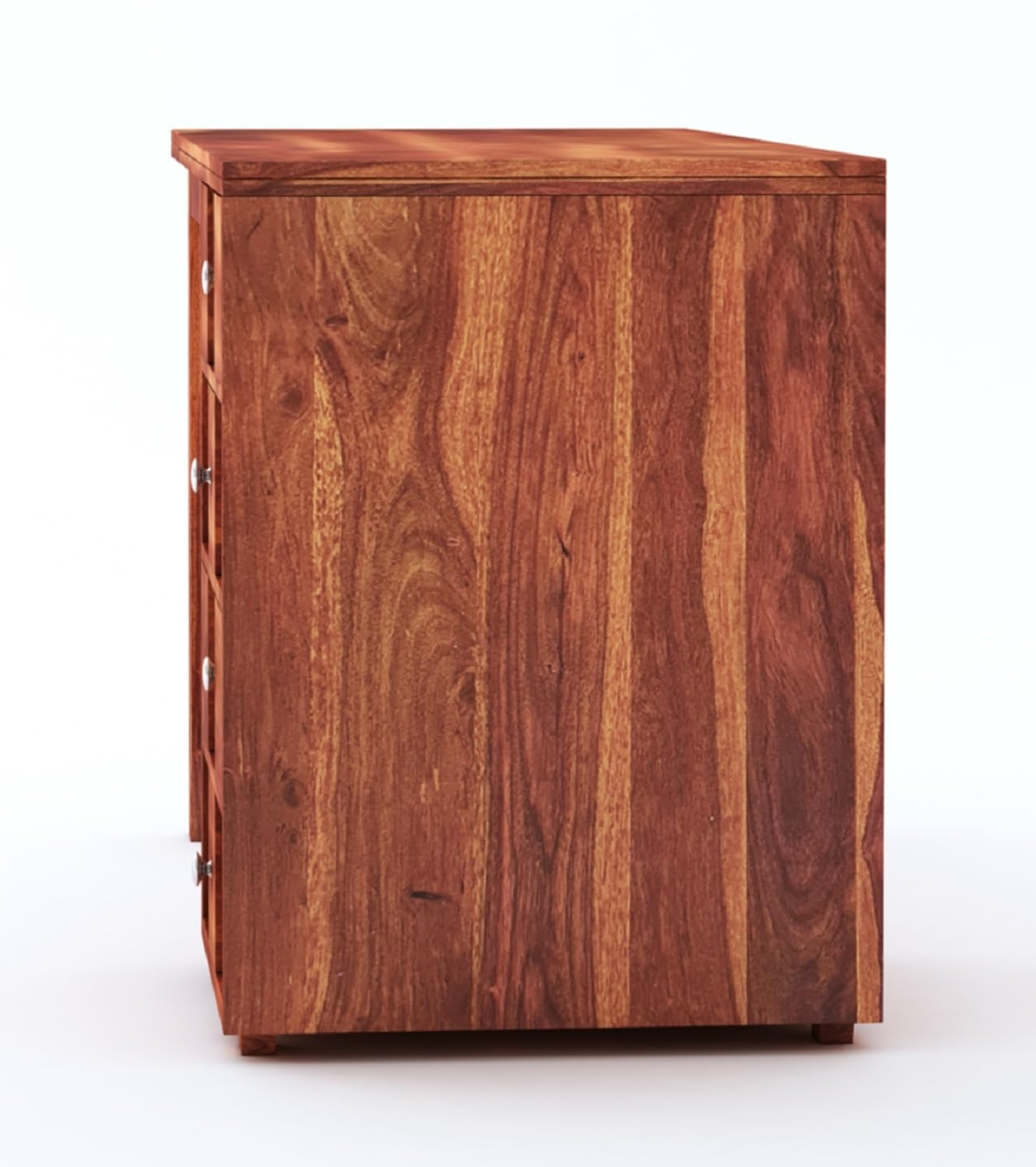 Solid Sheesham Wood Study Table with 4 Drawer Storage for Living Room | Wooden Computer Desktop Laptop, Desk Furniture for Students Workstation Office Table for Home