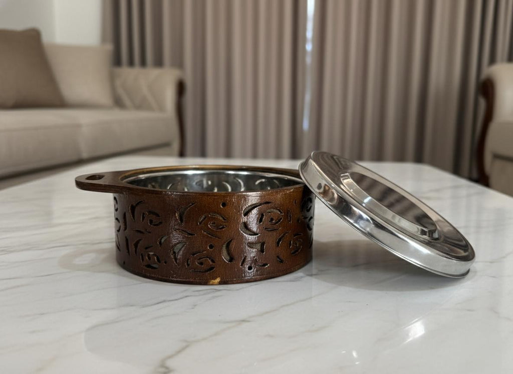 Dev wood decor|Premium Stainless Steel Tiffin Box with Lid | Durable Steel Food Storage Tiffin for Kitchen & Travel