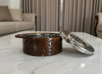 Dev wood decor|Premium Stainless Steel Tiffin Box with Lid | Durable Steel Food Storage Tiffin for Kitchen & Travel